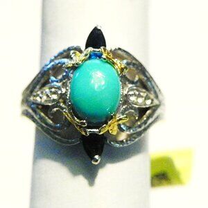 Arizona Sleeping Beauty Turquoise ring 1.88 ct